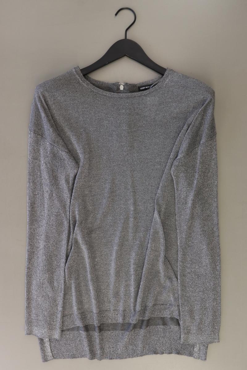 Gerry Weber Feinstrickpullover Gr. 42 silber