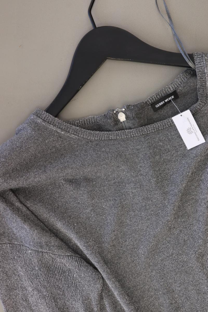 Gerry Weber Feinstrickpullover Gr. 42 silber