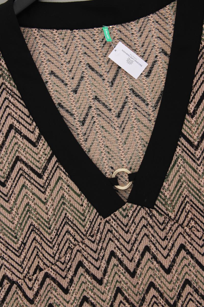 PALMERS Tunikakleid Gr. 44/46 neuwertig Kurzarm braun aus Polyester