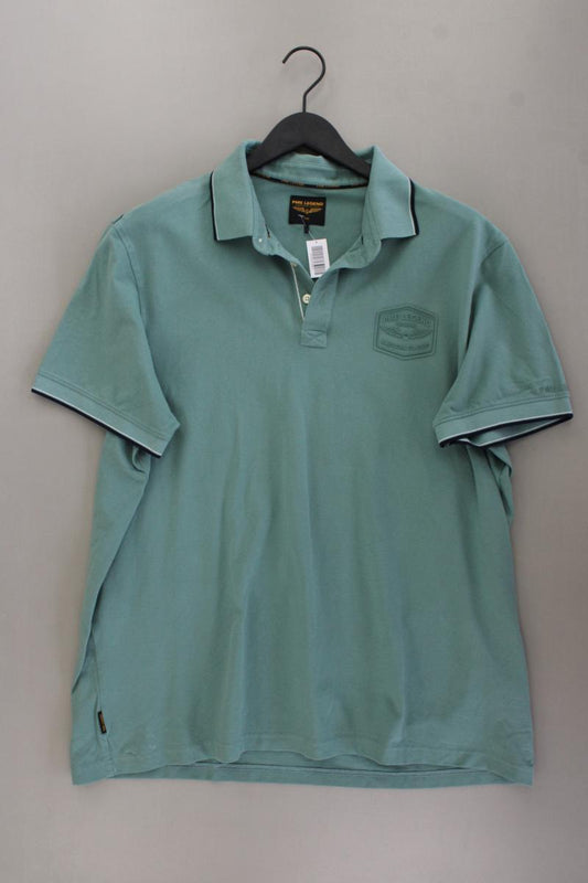 PME Legend Poloshirt für Herren Gr. XXXL Kurzarm grün aus Baumwolle