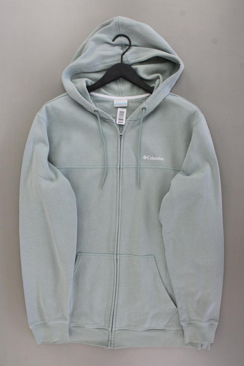 Columbia Sweatjacke für Herren Gr. XXL neuwertig Langarm blau aus Baumwolle