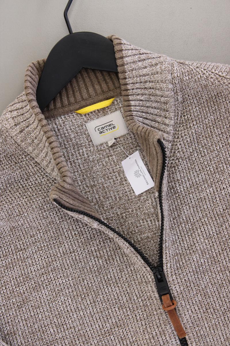 camel active Strickjacke für Herren Gr. XXL neuwertig Langarm braun