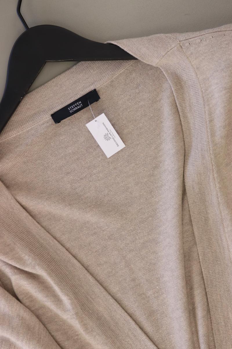 Steffen Schraut QVC Cardigan mit Kaschmir Gr. 42 neuwertig Kurzarm creme