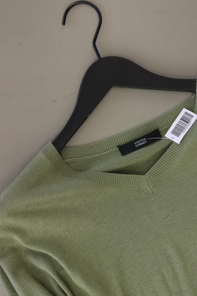 Steffen Schraut QVC Pullover mit Kaschmir Gr. 42 grün aus Viskose