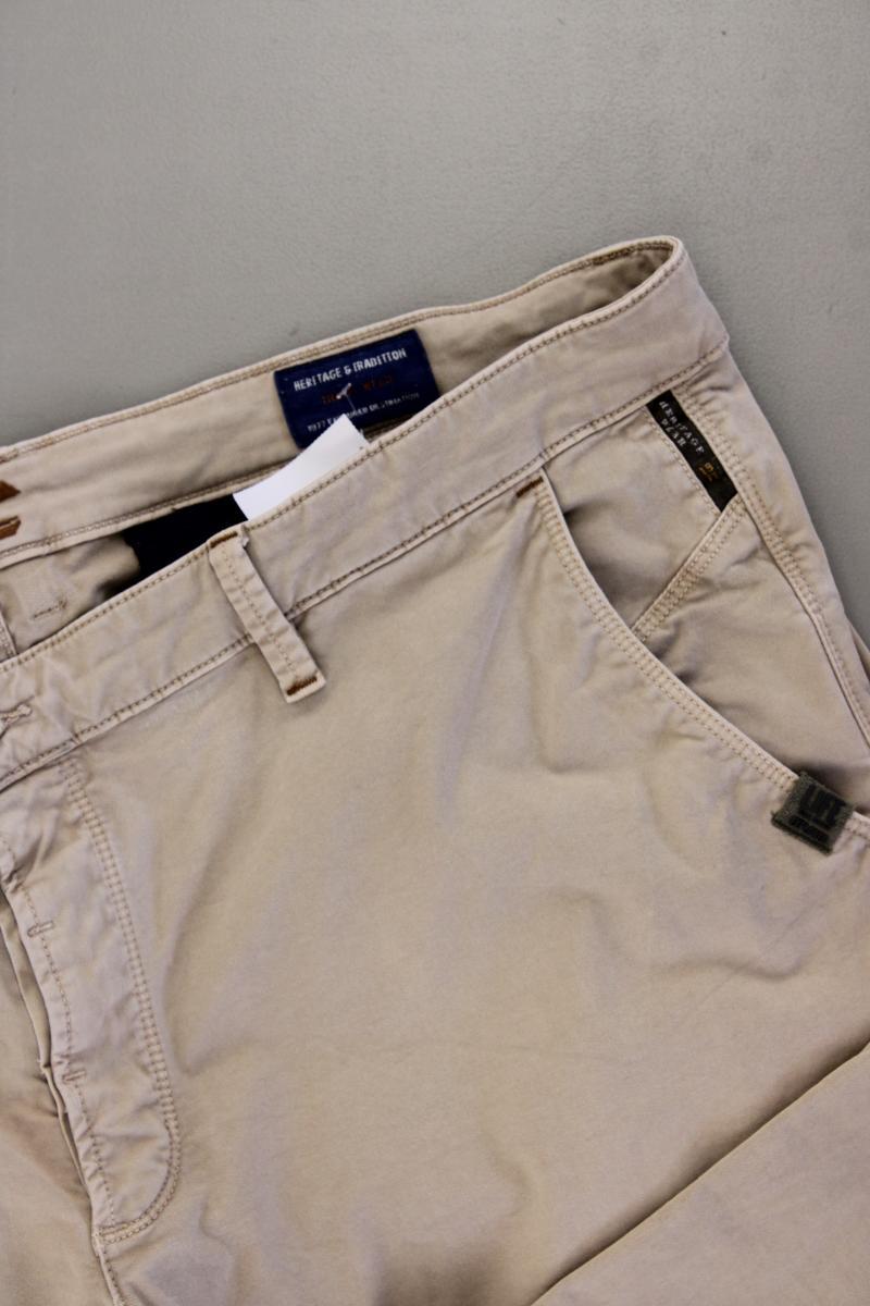 camel active Hose für Herren Gr. W38/L32 creme aus Baumwolle