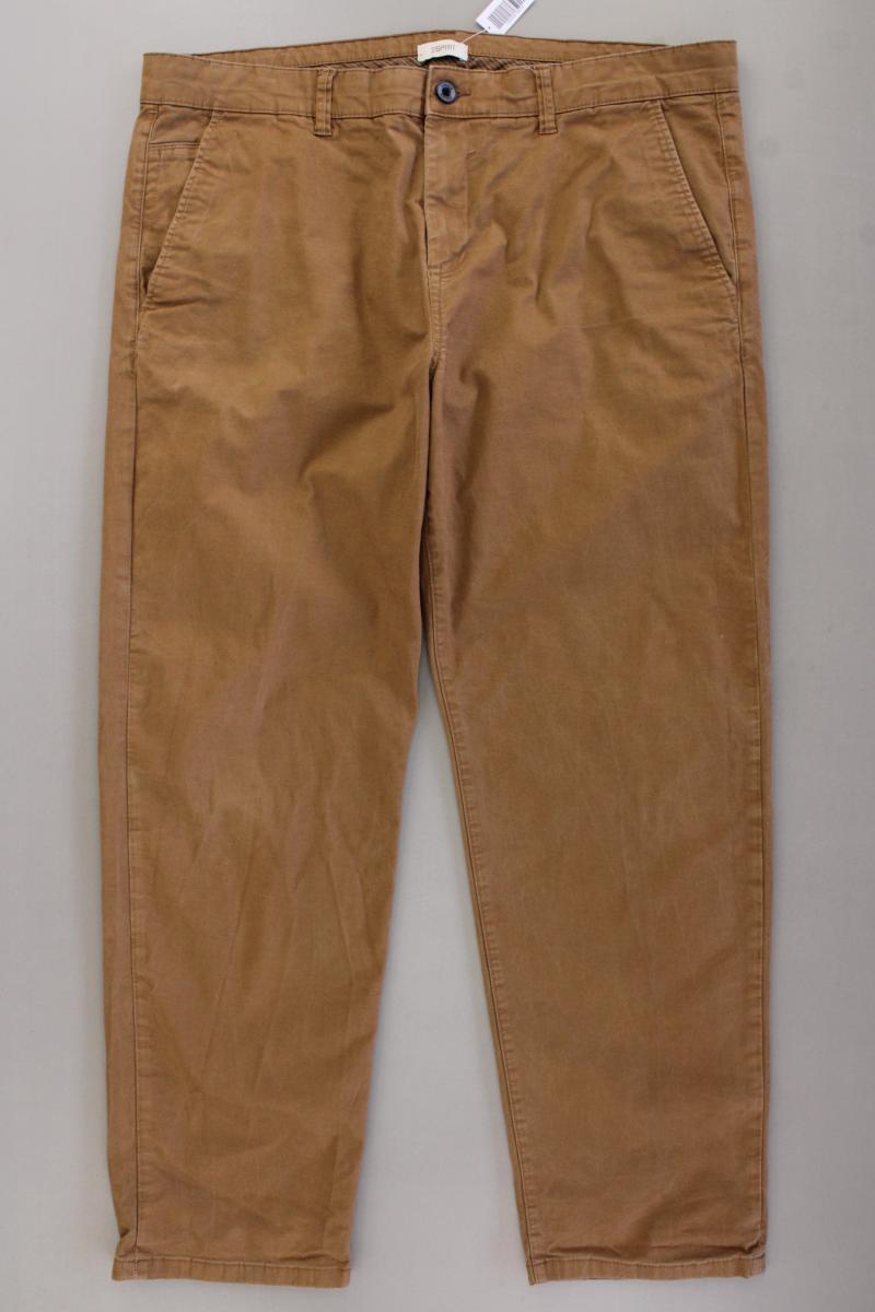 Esprit Chinohose für Herren Gr. W38/L32 braun aus Baumwolle