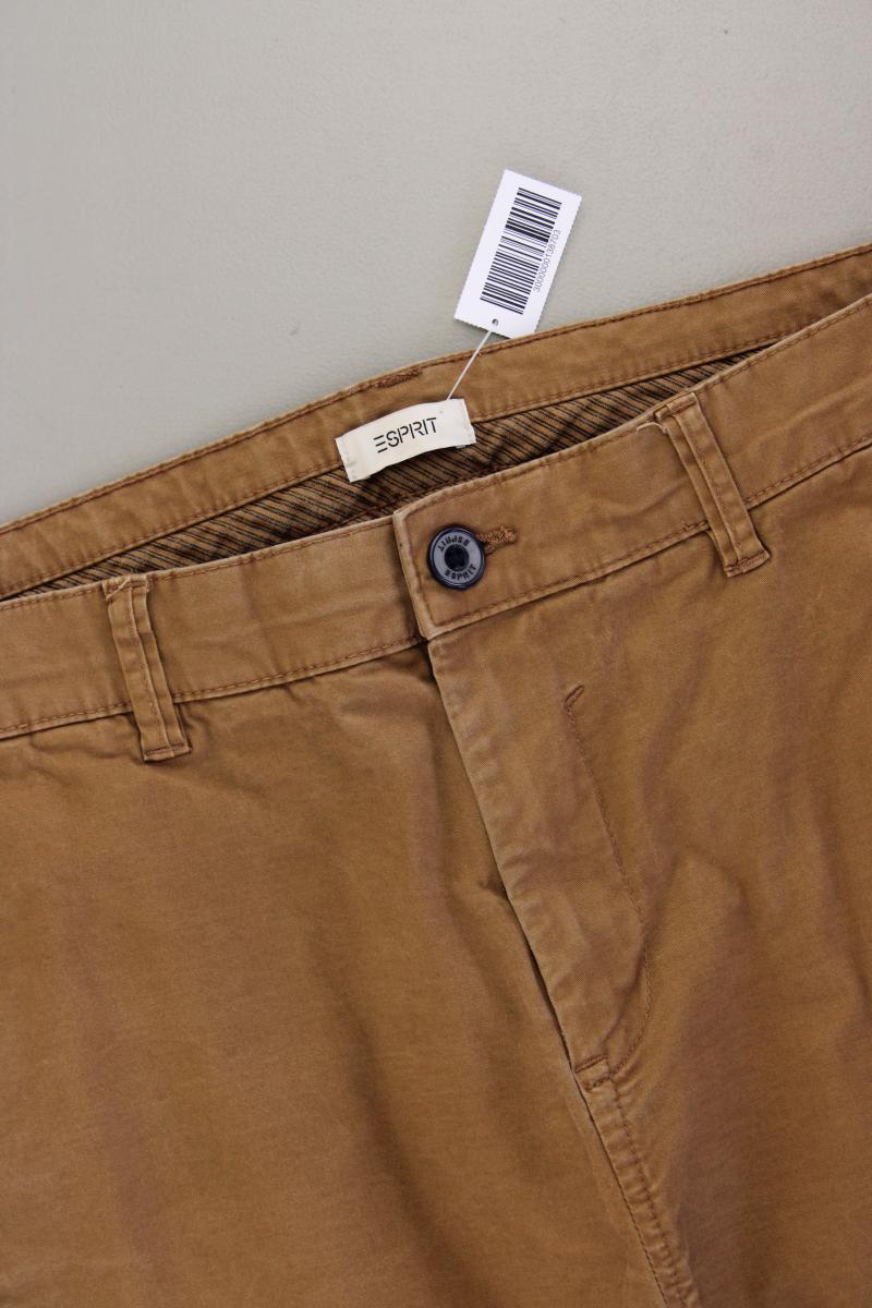 Esprit Chinohose für Herren Gr. W38/L32 braun aus Baumwolle