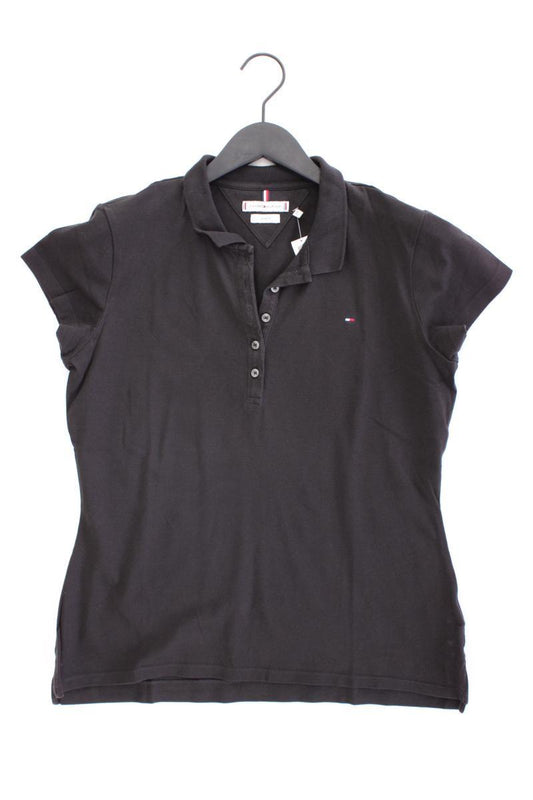 Tommy Hilfiger Poloshirt Gr. XXL Kurzarm schwarz aus Baumwolle