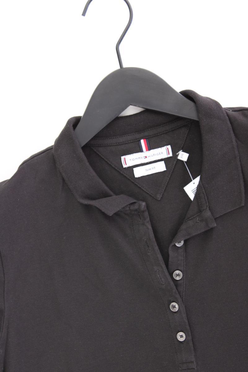 Tommy Hilfiger Poloshirt Gr. XXL Kurzarm schwarz aus Baumwolle