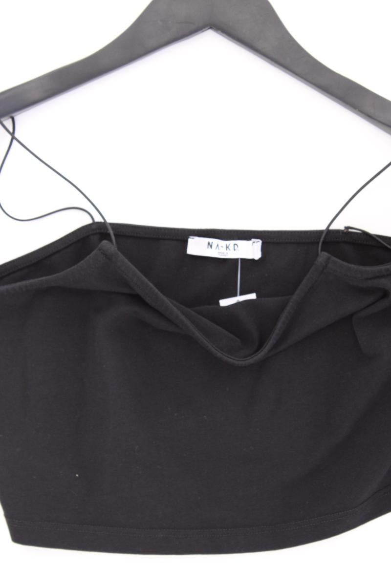NA-KD Crop Top Gr. XL schwarz