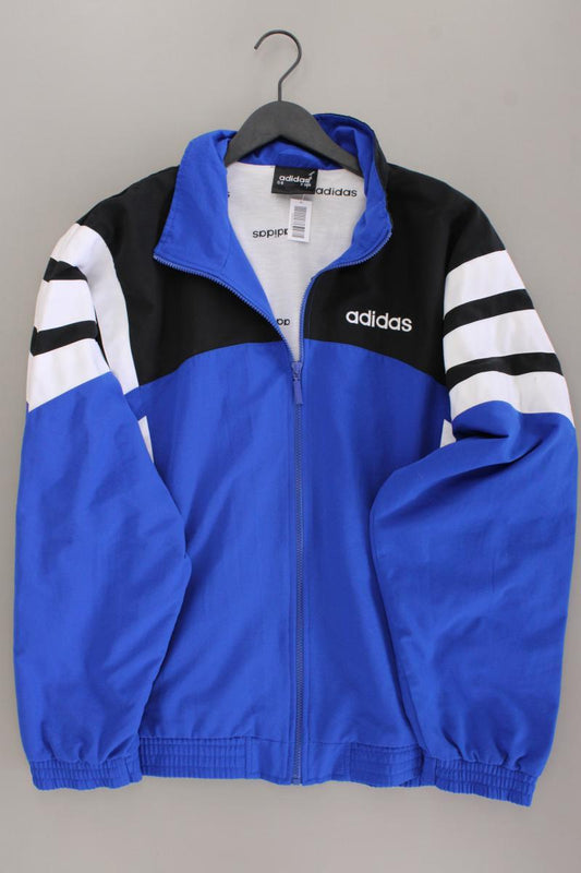 Adidas True Vintage Jacke für Herren Gr. XL blau aus Polyester