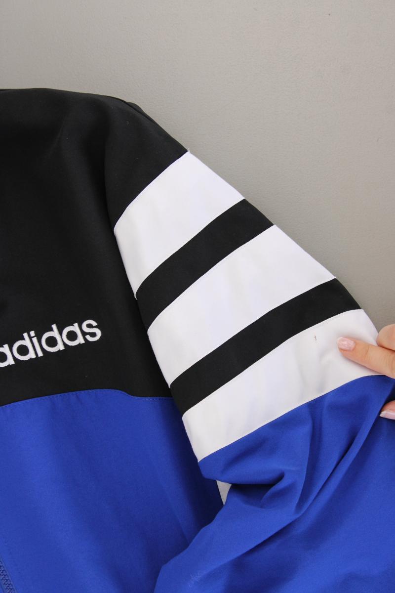 Adidas True Vintage Jacke für Herren Gr. XL blau aus Polyester