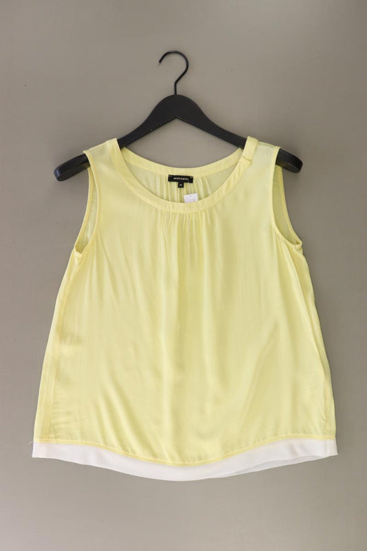 More&More Ärmellose Bluse Gr. 36 gelb aus Viskose