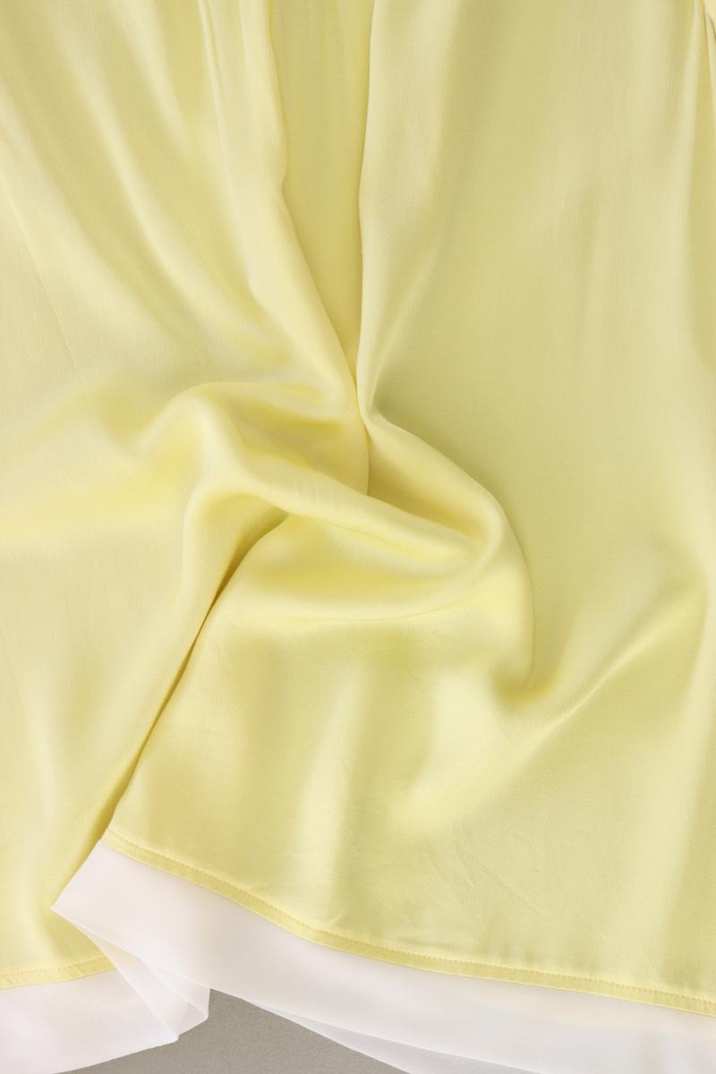 More&More Ärmellose Bluse Gr. 36 gelb aus Viskose