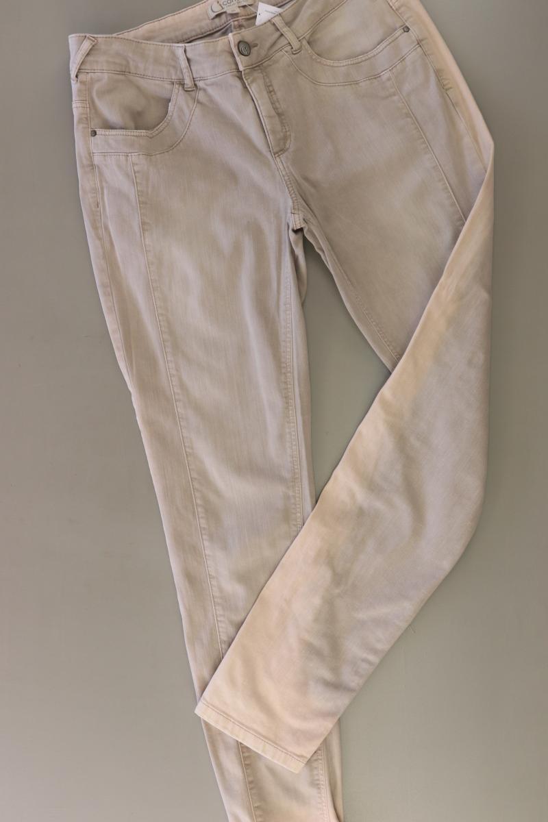 comma, Hose Gr. 40 creme aus Baumwolle