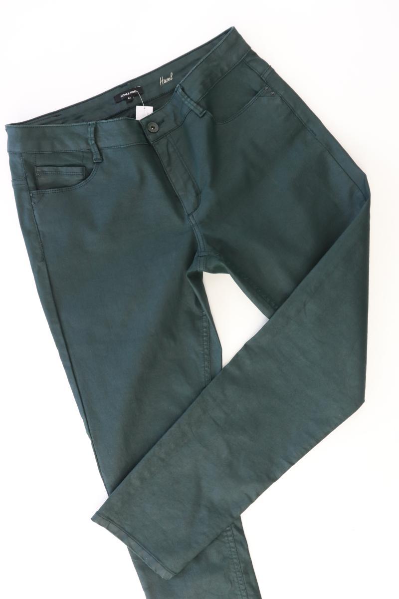 More&More Five-Pocket-Hose Gr. 42 Modell Hazel grün aus Baumwolle