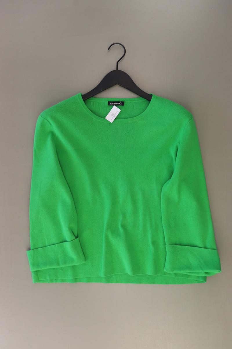 S.Marlon Feinstrickpullover Gr. XL grün aus Baumwolle