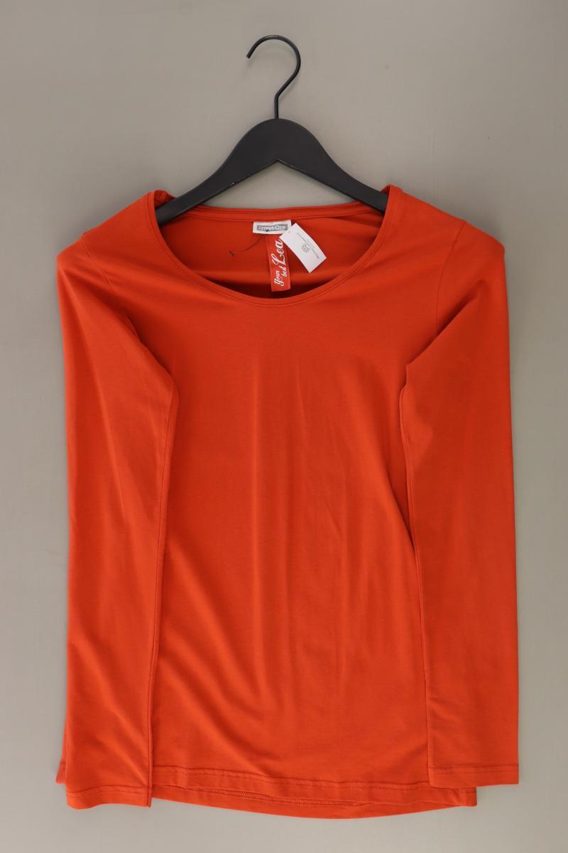 Street One Longsleeve-Shirt Gr. 40 Langarm orange aus Baumwolle