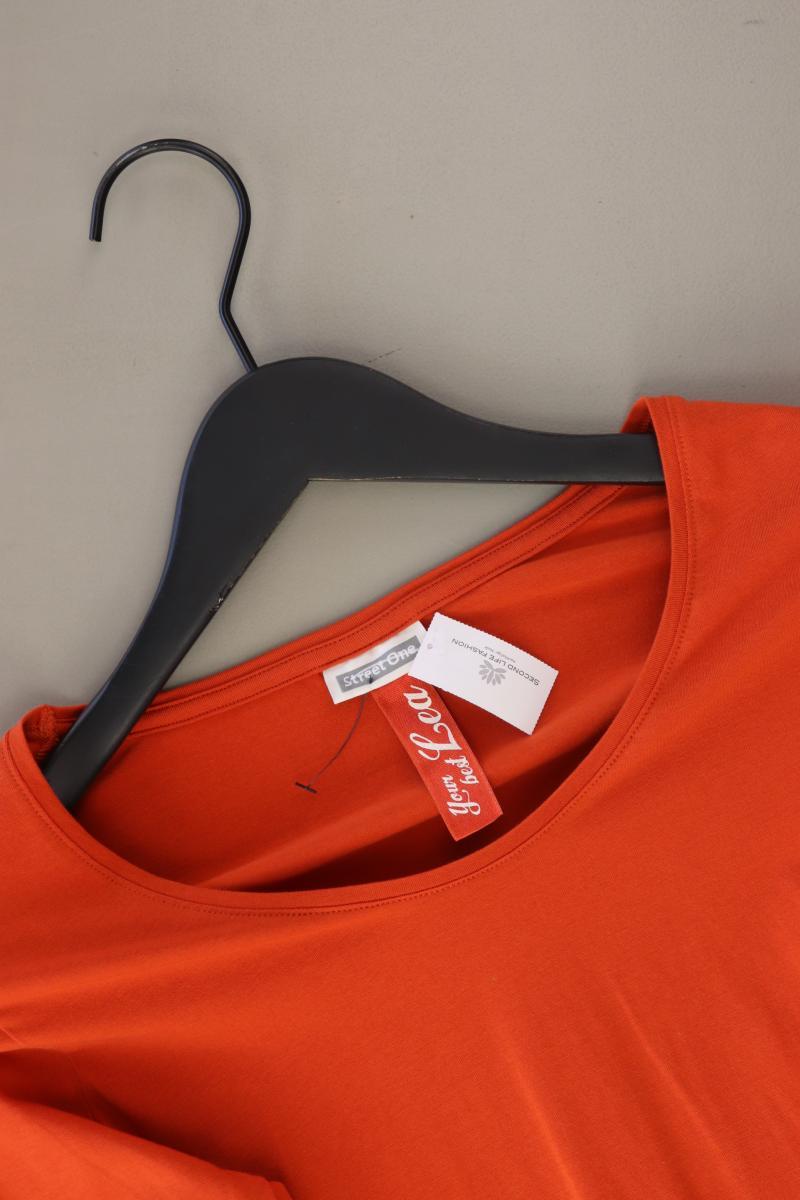 Street One Longsleeve-Shirt Gr. 40 Langarm orange aus Baumwolle