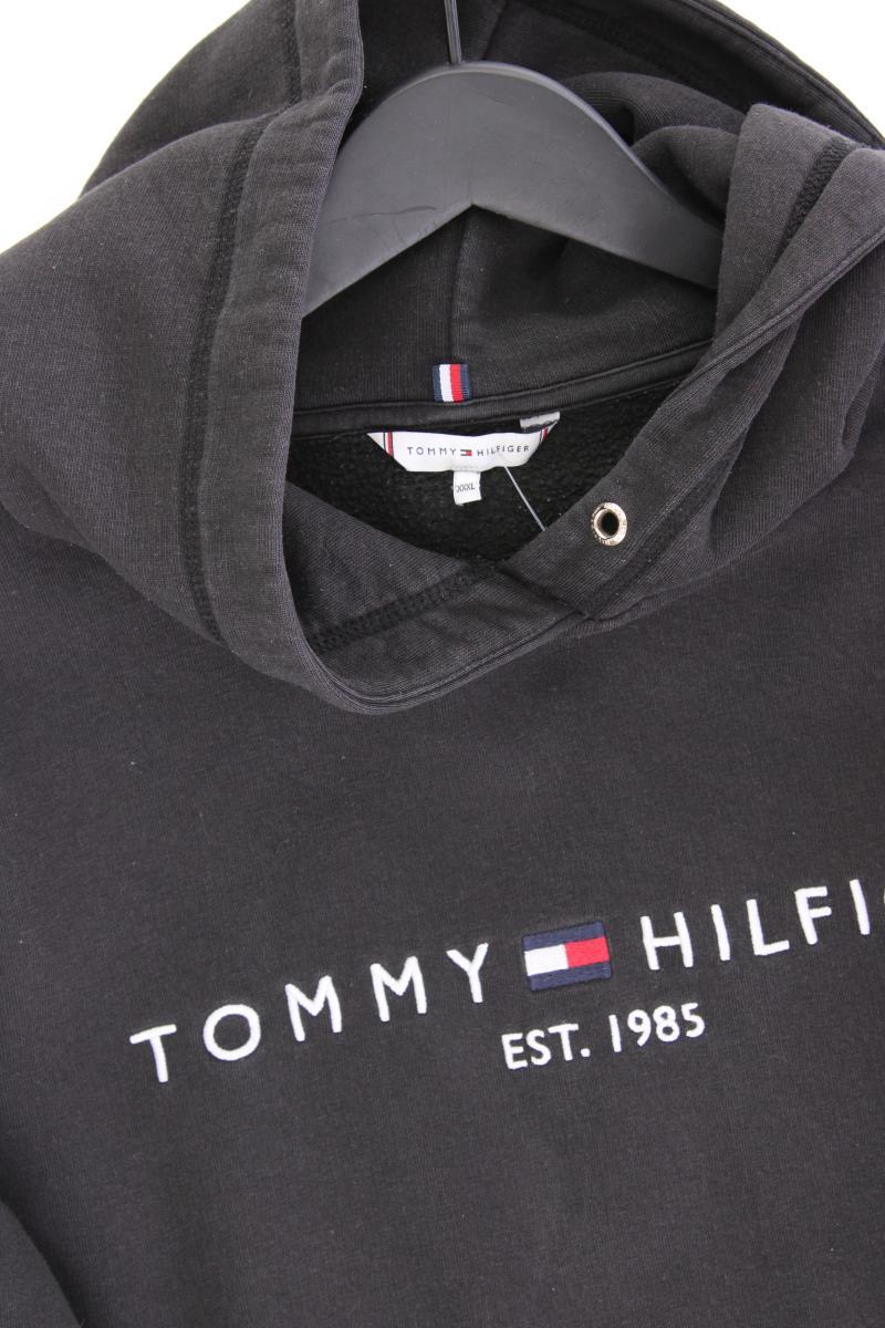 Tommy Hilfiger Hoodie für Herren Gr. XXXL schwarz aus Baumwolle