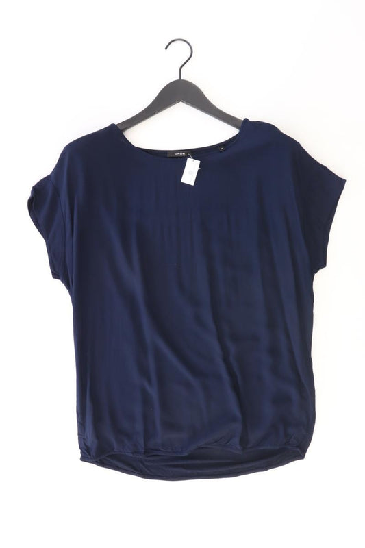 Opus Kurzarmbluse Gr. 40 blau aus Viskose