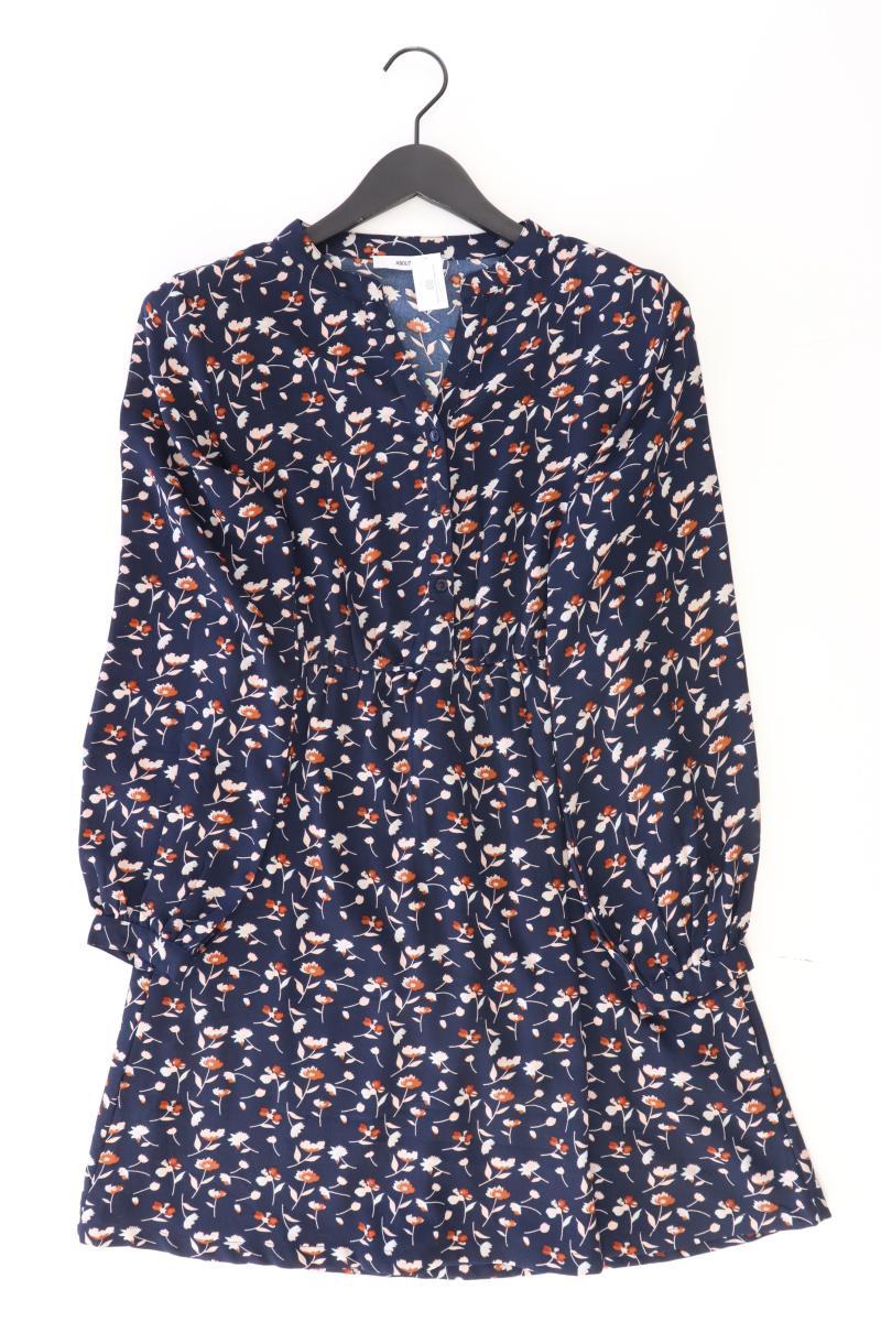 About You Langarmkleid Gr. 38 mit Blumenmuster blau aus Polyester
