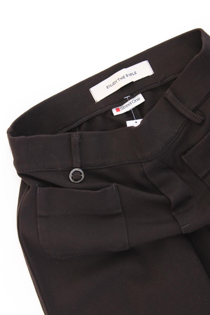 Street One Stretchhose Gr. 34/L30 braun aus Viskose