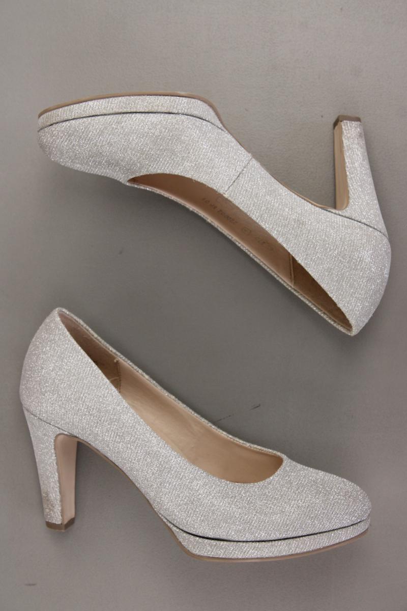 Gabor Pumps Gr. 37 silber