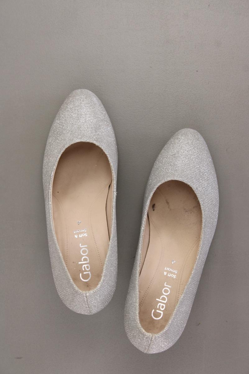 Gabor Pumps Gr. 37 silber