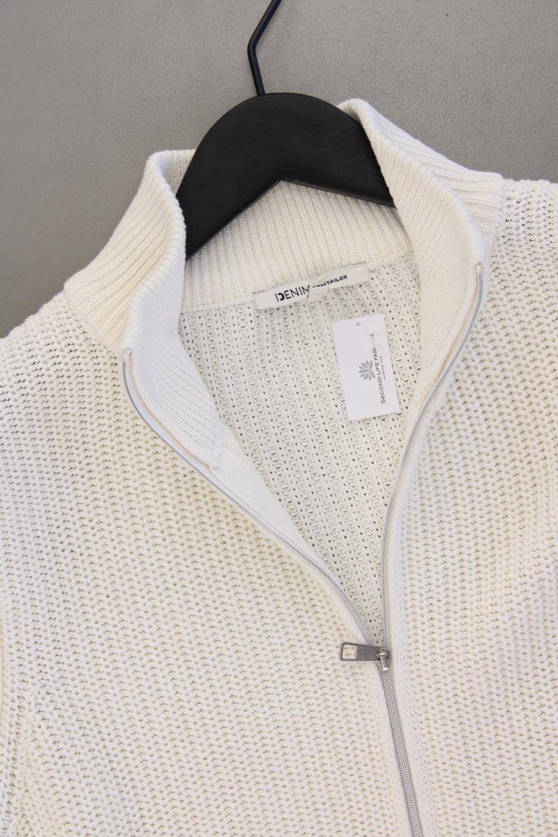 Tom Tailor (Denim) Stricktop Gr. S creme aus Baumwolle