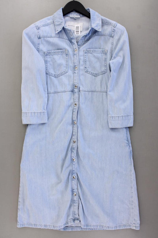Street One Jeanskleid Gr. 34 neuwertig 3/4 Ärmel blau aus Baumwolle