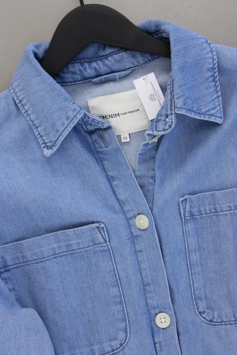 Tom Tailor (Denim) Jeansjacke Gr. XS blau aus Baumwolle