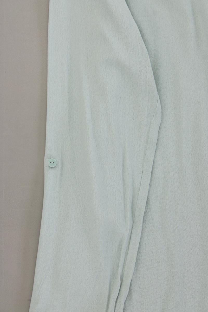 Esprit Langarmbluse Gr. 42 blau aus Viskose