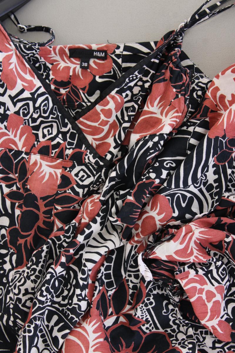 H&M Y2K Trägerkleid Gr. 38 mehrfarbig aus Baumwolle