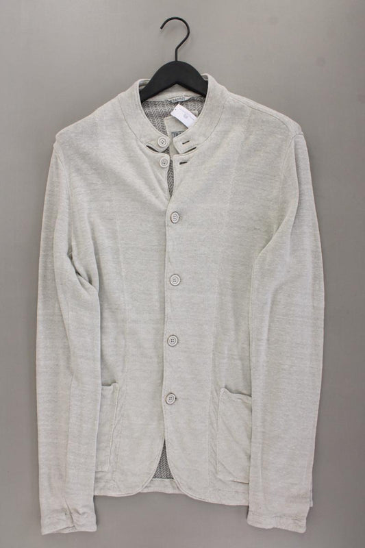 Transit Strickjacke für Herren Gr. M Langarm creme