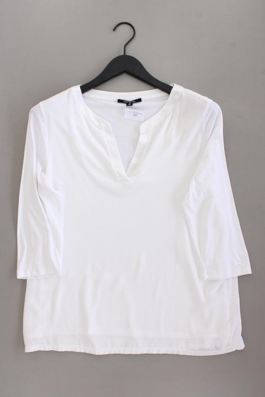 comma, Classic Bluse Gr. 42 3/4 Ärmel weiß aus Polyester