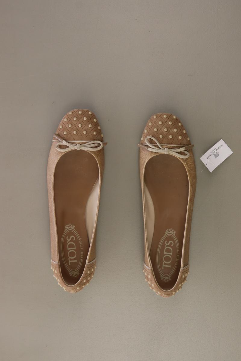 Tod's Ballerinas Gr. 37 braun aus Leder