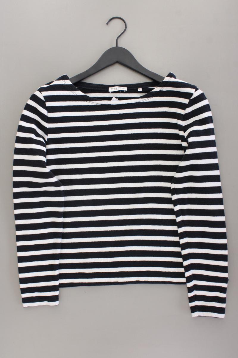 Marc O'Polo Langarmpullover Gr. M gestreift schwarz aus Baumwolle