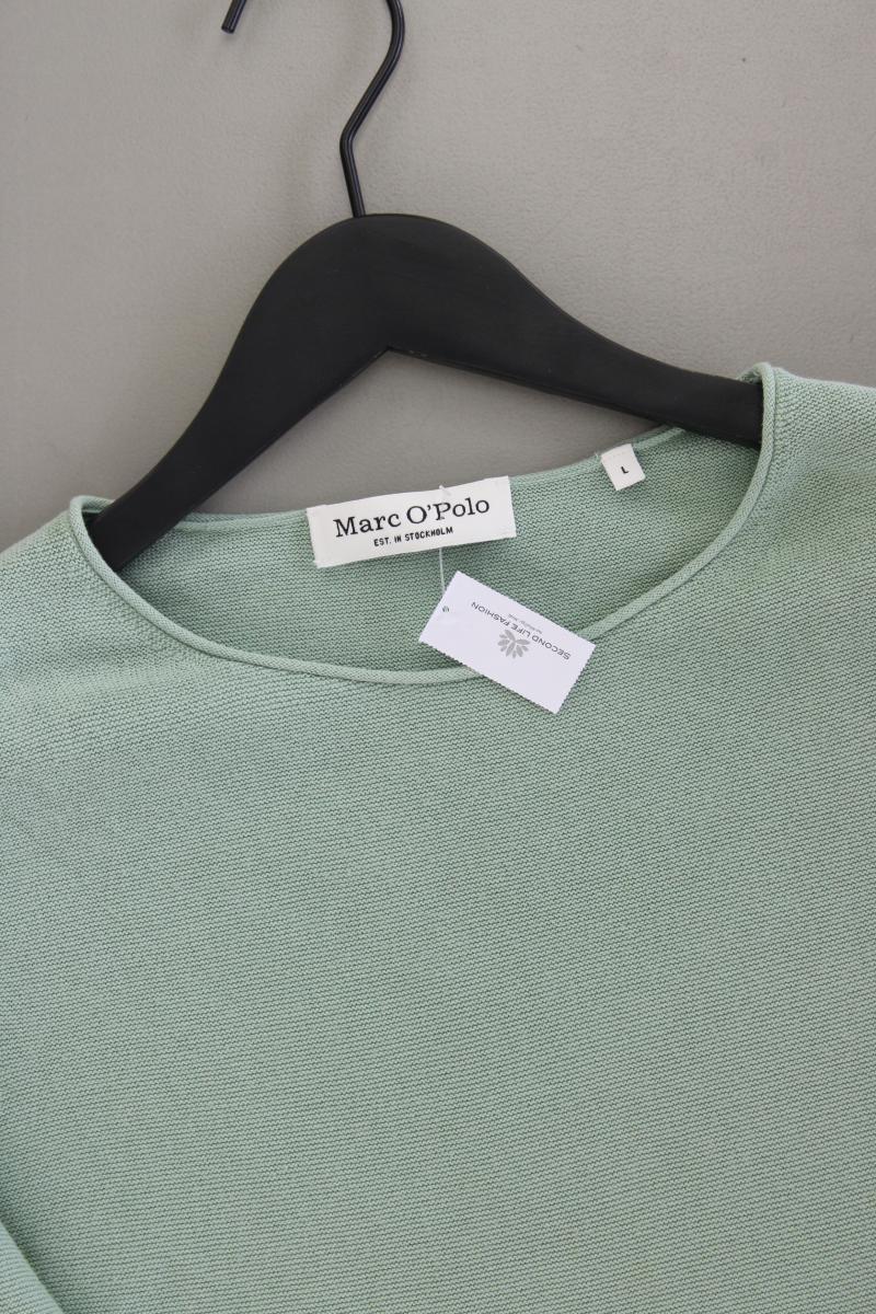 Marc O'Polo Feinstrickpullover Gr. L grün aus Baumwolle