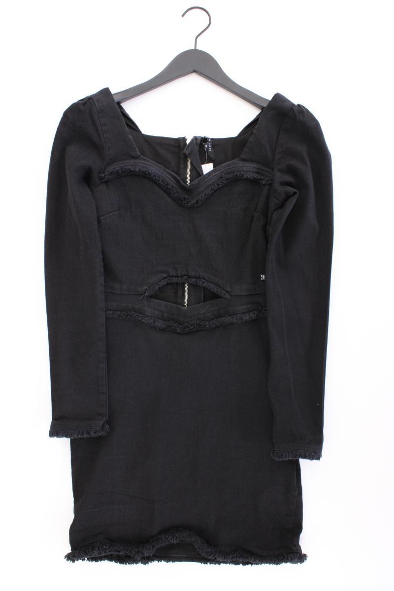 Nikkie Jeanskleid Gr. 36 Langarm grau aus Baumwolle