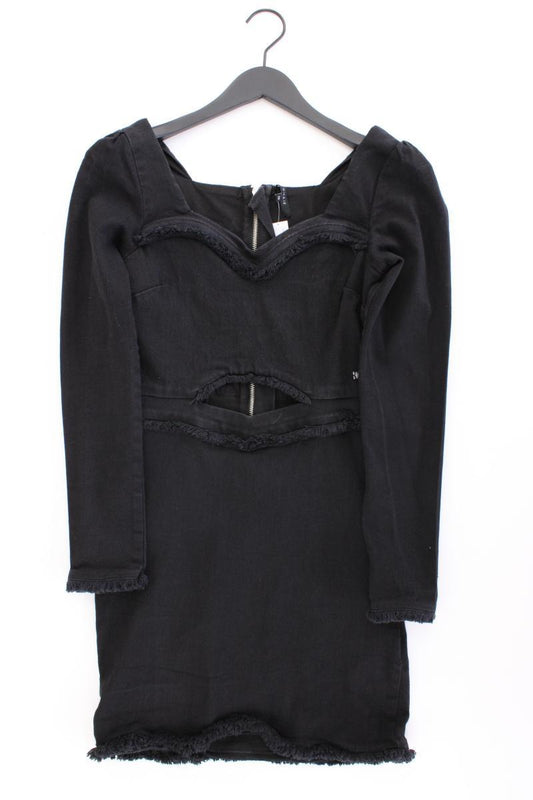 Nikkie Jeanskleid Gr. 36 Langarm grau aus Baumwolle