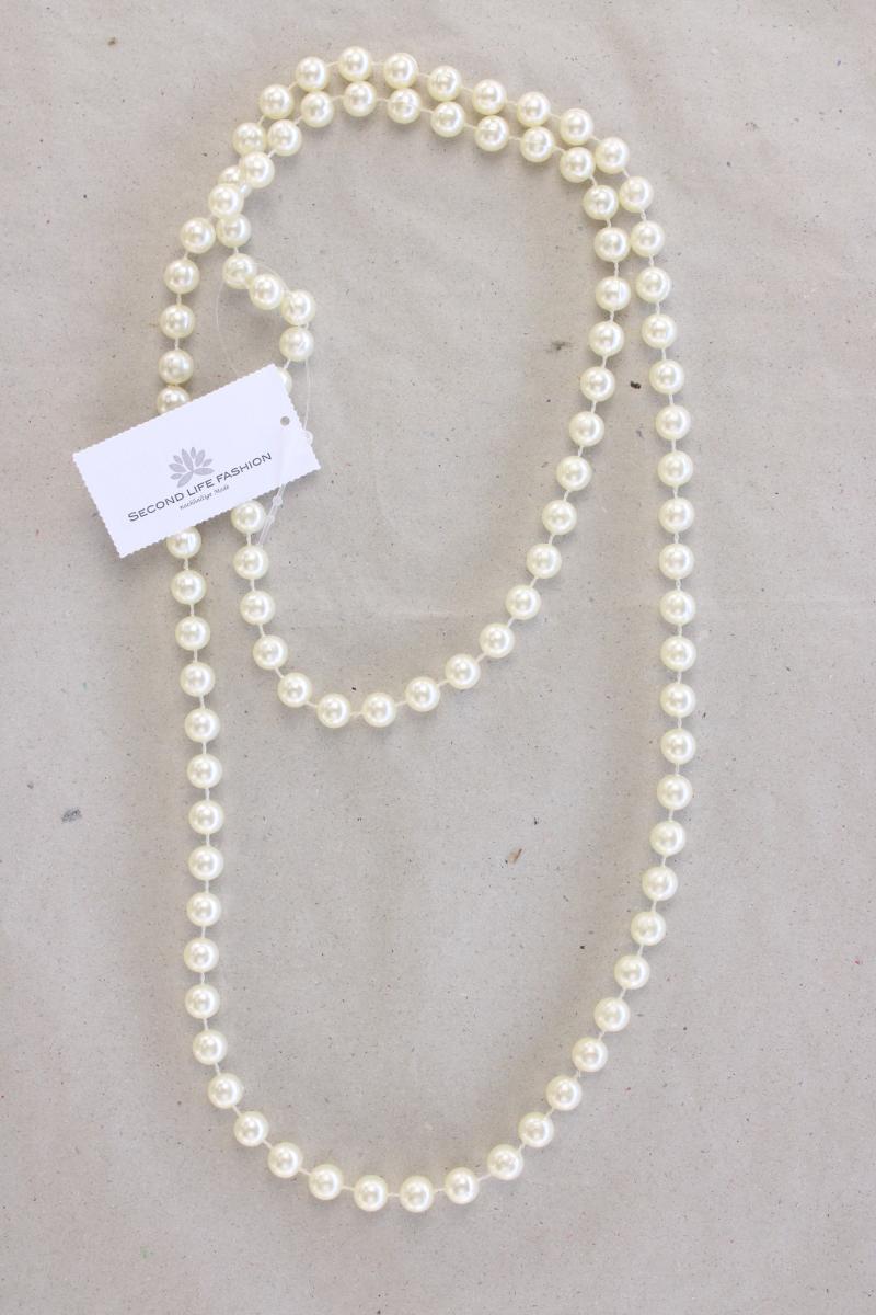 Perlenkette creme