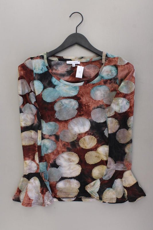 Printshirt Gr. S Langarm mehrfarbig aus Polyester