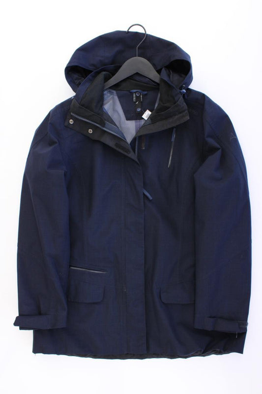 Schöffel Kapuzenjacke Gr. 46 blau aus Polyamid