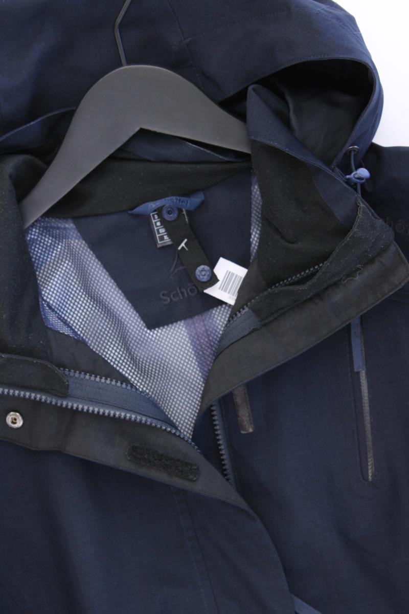 Schöffel Kapuzenjacke Gr. 46 blau aus Polyamid