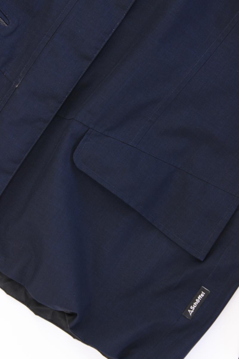 Schöffel Kapuzenjacke Gr. 46 blau aus Polyamid