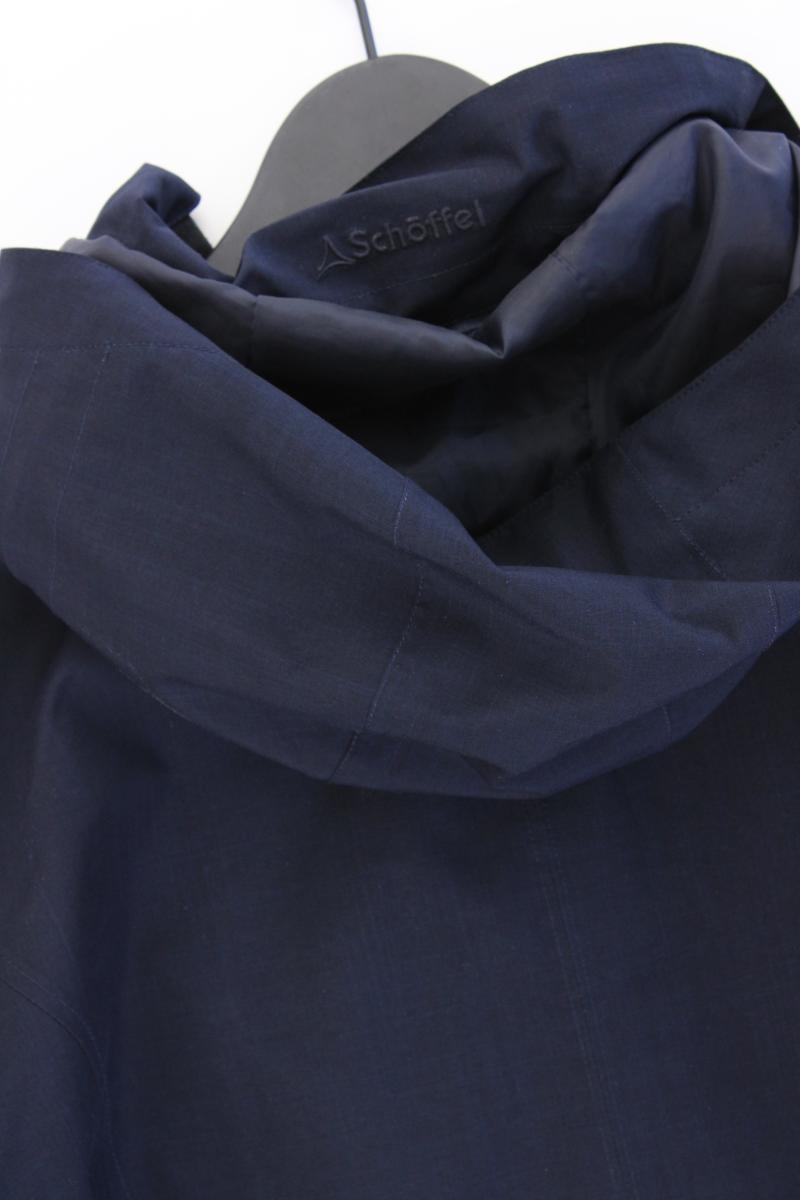 Schöffel Kapuzenjacke Gr. 46 blau aus Polyamid