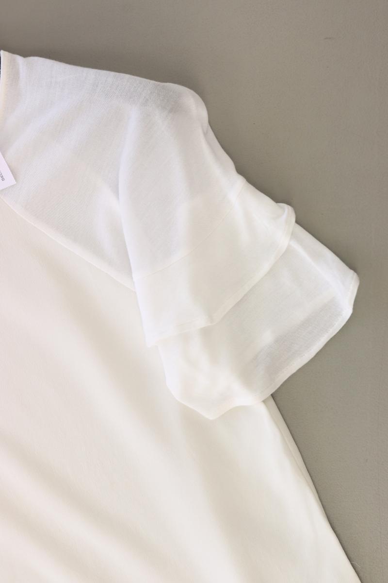 Hallhuber Donna Kurzarmbluse Gr. 36 creme