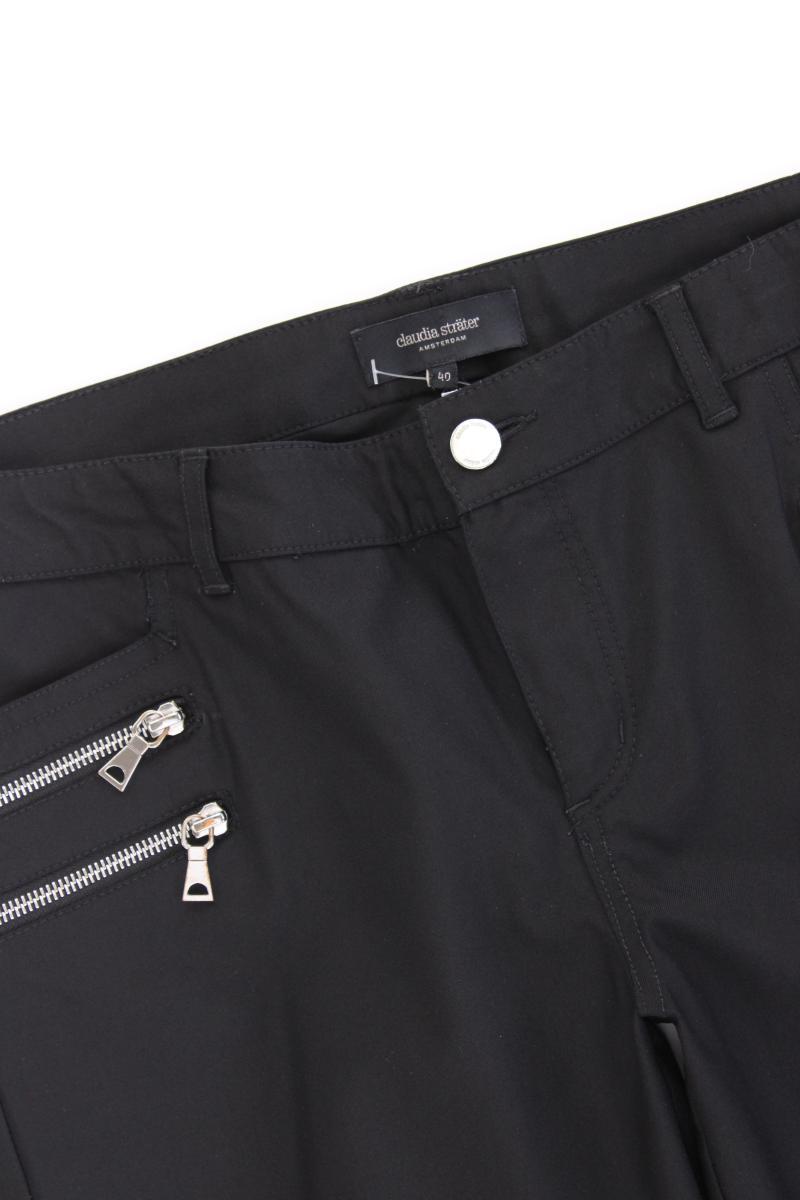 claudia sträter Hose Gr. 40 schwarz aus Polyamid