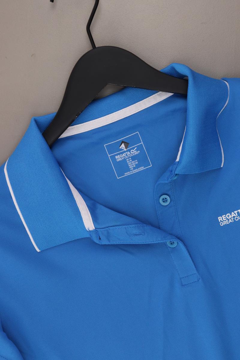 Regatta Poloshirt Gr. 44 Kurzarm blau